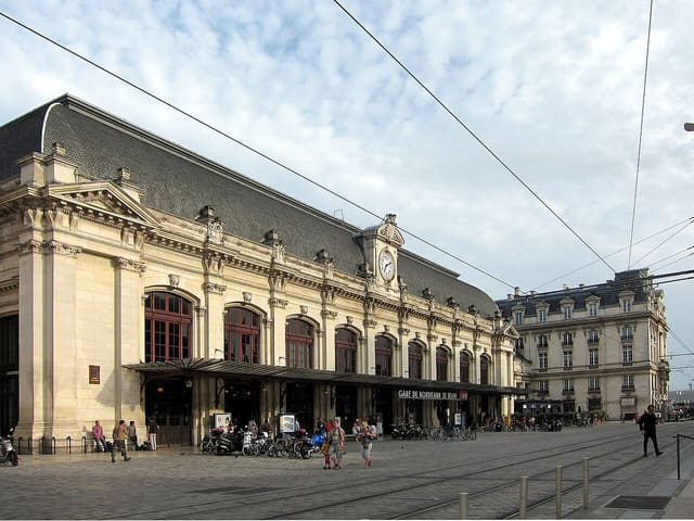 Bordeaux (France): Bordeaux-Saint-Jean train station.