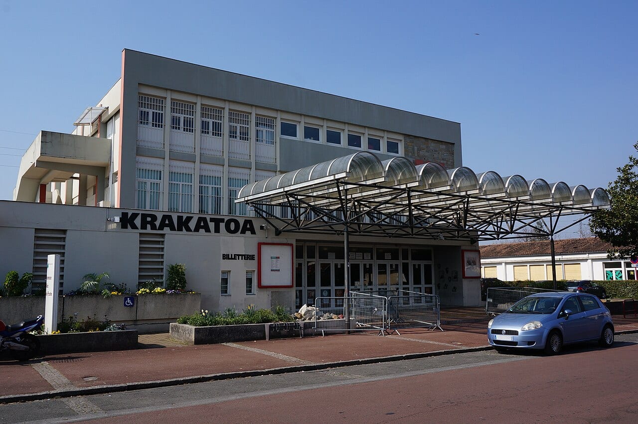 La façade du Krakatoa à Mérignac, salle de concert où se produira Carpenter Brut le 31 octobre.