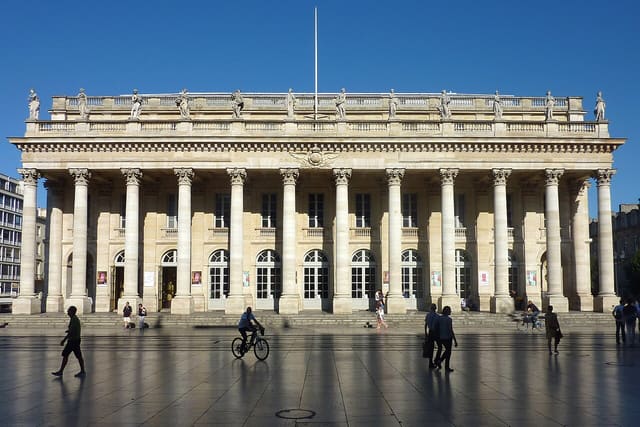 Grand Théâtre siège de l'Opéra national Bordeaux Gironde France