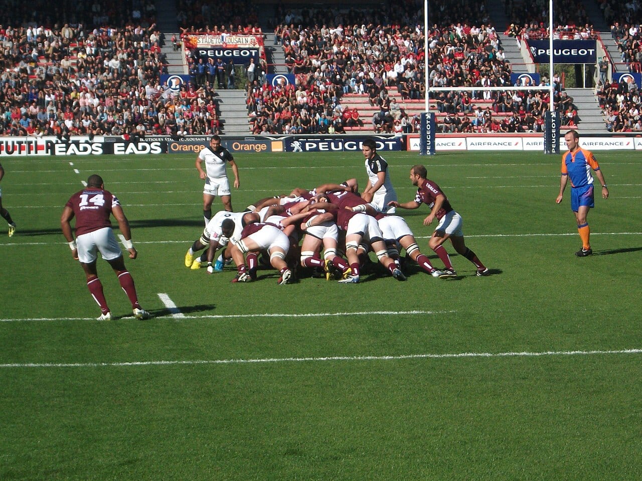 Mêlée ST UBB à Ernest Wallon